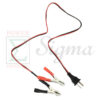 12V DC T-Plug 15AWG 4.16ft Battery Charging Cable 8-15A for Sportsman GEN7500DF GEN4000DF GEN4000TRI GEN4000 With CO Detector For 2200W 3500W 7000W Dual Fuel Inverter Generator for Honda EU1000i EU2200i EU3000i