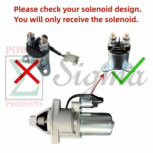 Starter Motor Relay Solenoid NO Pigtail for Predator 7250 9000W 13HP 63968 63970 Electric Generator for Champion CPE 7000/9000 7500/9375 Watts for Duromax XP16HPE XP18HPE Electric Engine - Image 2