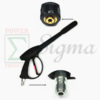 3600PSI High Pressure Washer Spray Gun M22 QC & 1/4" Plug With Wand 5 Nozzles - Image 4