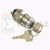 3 Wire Ignition Switch 12V 3-Position Off/On/Start Replacement 50cc-250cc Go Kart, ATV, UTV, Dune Buggy, Mower, Tractor, Forklift, Motorcycle, Golf Cart, Agricultural Vehicle, and Scooter with 2 Keys