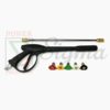 3600PSI High Pressure Washer Spray Gun M22 QC & 1/4" Plug With Wand 5 Nozzles