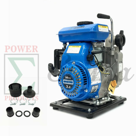 Sigma Gas Engine Powered Water Pump 3HP 98cc 1.5″ inch Inlet Outlet Flood Remove