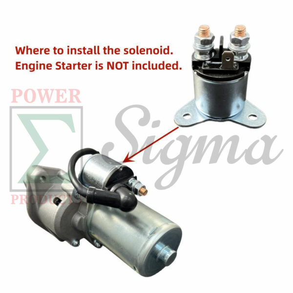 Starter Motor Relay Solenoid NO Pigtail for Predator 7250 9000W 13HP 63968 63970 Electric Generator for Champion CPE 7000/9000 7500/9375 Watts for Duromax XP16HPE XP18HPE Electric Engine - Image 3