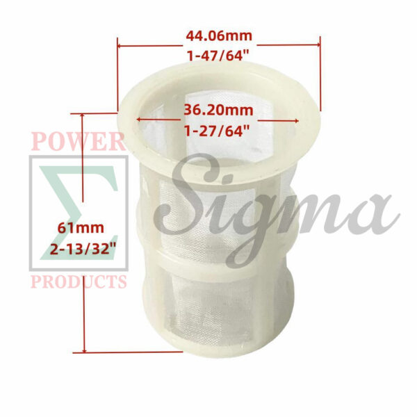 DuroPower Diesel Generator DP4000 DP6220DEW DP6500 DP7500 Fuel Strainer Filter