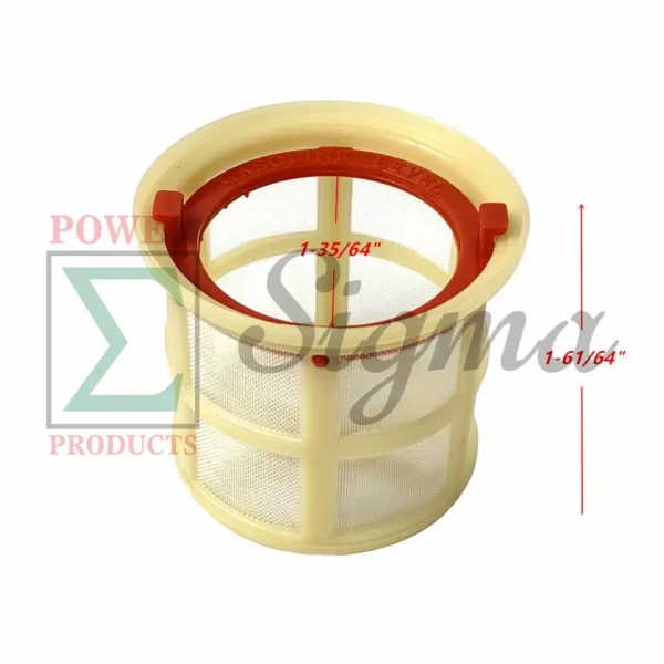 Replace Generac 0H1326 OH1326 Gas Generator Fuel Tank Filter Strainer Screen with Red Marker for Predator 8750W 9000W Non-Inverter Generator for A-iPower Gasoline Generator 4000 9000E 12000E - Image 2