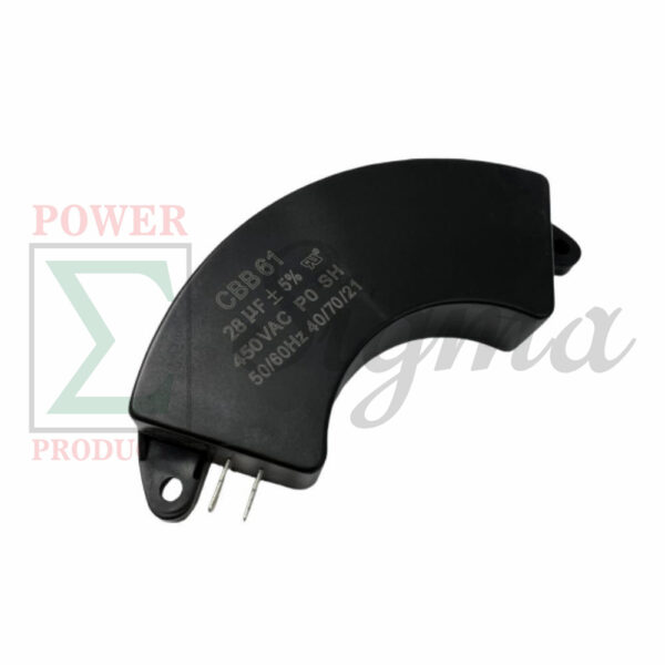 New Half-Moon CBB61 28uF 28μf 450VAC 50/60 Hz 5-7KW Generator Capacitor UL - Image 3