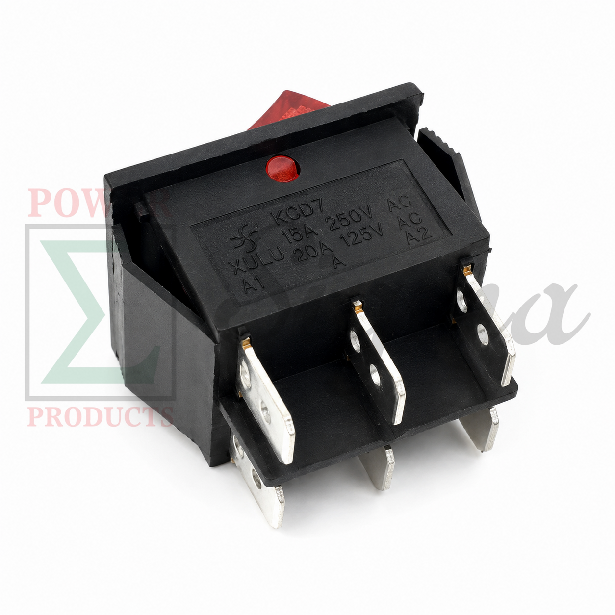 Direct Replacement 6 Pin On Off Black Switch Rocker For Predator 1800W 4000W 4375W 6500W For Champion 3500/4000W Open Frame Inverter Generator For Generac 0H3375028 Manual Recoil Start - Image 5