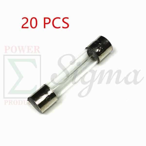 20 PCS 15A AMP Fast Acting Glass Fuse 250 V 6 x 30 mm