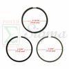 3 PCS Piston Ring For China 178F Diesel Engine & Yanmar L70 Engine 6HP - Image 2
