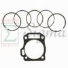 68mm 5PCS Piston Rings and Cylinder Head Gasket For BAJA MB165 MB200 5.5HP 6.5HP