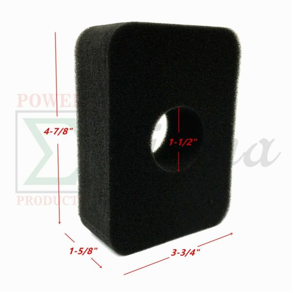 Square Foam Air Filter Element For Honda HS622 HS624 HS621 Gas Snow Blower - Image 5