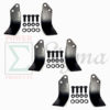 3 Left 3 Right Tiller Blade For Rural King Country Way 4' 5' 6' 7' Rotary Tiller