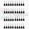 40 PCS Rubber Rake Teeth for New Holland 55 56 57 256 65609 850612 John Deere AE24953 AE47389 54 64 74 350A 640 650 652 660 662 670 671 673 851 858A 894A 896A IH AC AGCO New Idea SG300916