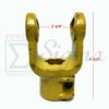 Male Tube End Yoke For Sigma 3 Point Hitch 4' 5' 6' 7' Rotary Tiller - Image 7