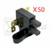50 PCS Carbon Brush Holder For 4KW-7KW Chinese Generator 188F 182F 190F