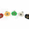 5 Quick Connect Spray Nozzles Tips for Westinghouse WPX 3800PSI 3.6GPM Pressure Washer for DeWalt 4000PSI 3.5GPM Pressure Washer DXPW61373 for Generac Pressure Washer 3800PSI 3.2GPM G0067120