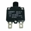 Panel Mount Thermal Push Button Circuit Breaker 8 Amp 125/250Vac 32Vdc 50/60Hz - Image 3