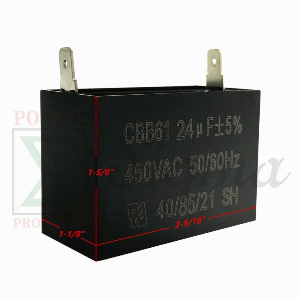 CBB61 Generator Capacitor 35uF 34uF 32uF 400VAC 450VAC 50/60 Hz 40/85