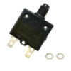 20A Amp 125/250Vac 50/60Hz Black Plastic Push Button Panel Reset Circuit Breaker
