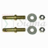 2 X Hitch Lift Arm Pins Set For Rural King Country Way 4' 5' 6' 7' Rotary Tiller
