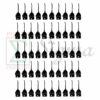 50 PCS Rubber Rake Teeth for New Holland 55 56 57 256 65609 850612 John Deere AE24953 AE47389 54 64 74 350A 640 650 652 660 662 670 671 673 851 858A 894A 896A IH AC AGCO New Idea SG300916