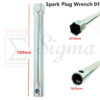 3 PCS Set Ignition Spark Plug Spanner Deep Reach Wrench Socket & Screwdriver - Image 4