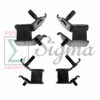 4 PCS (2pcs Thicker Mounts 2pcs Thinner Mounts) Anti Vibration Generator Rubber Mounts For 11HP 13HP 5500W 6500W 7000W 7250W 7500W 8500W 8750W 9000W 9500 Watts Gas Generator