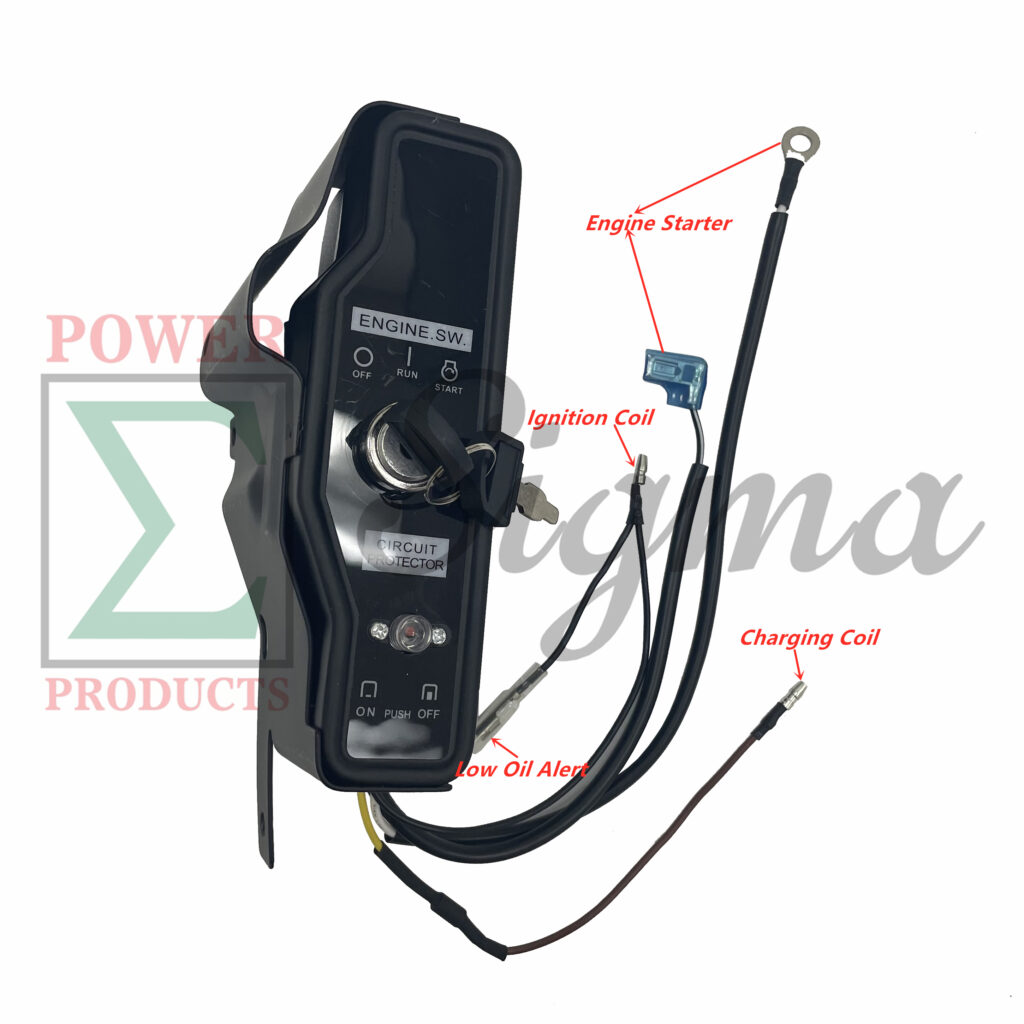 Ignition Switch Box For Lifan LF188FDP LF188FBDQ Electric Start Engine