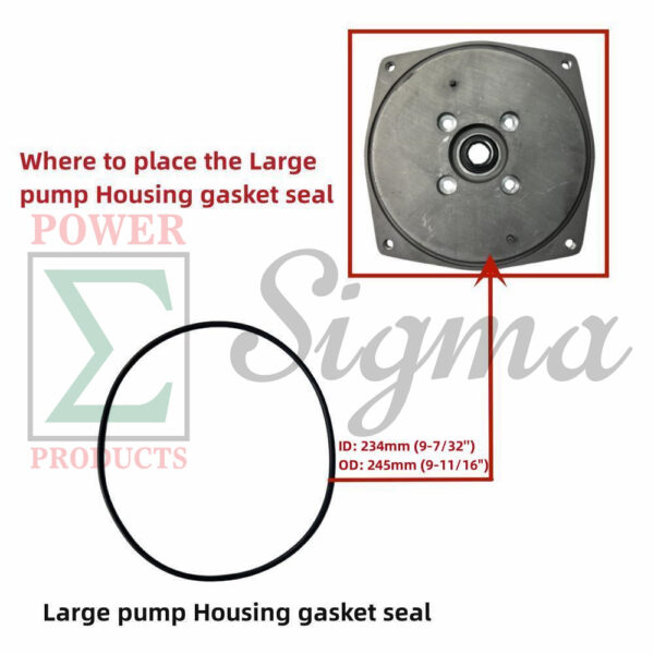 Pump Repair Gasket O-Ring Kit For DuroMax XP904WP 9HP 427GPM 4 In. Gas Water Pump For Kipor Kama 4" In. 4-Inch 100MM 10HP 186F Diesel Water Pump KDP40 KDP40T - Image 5