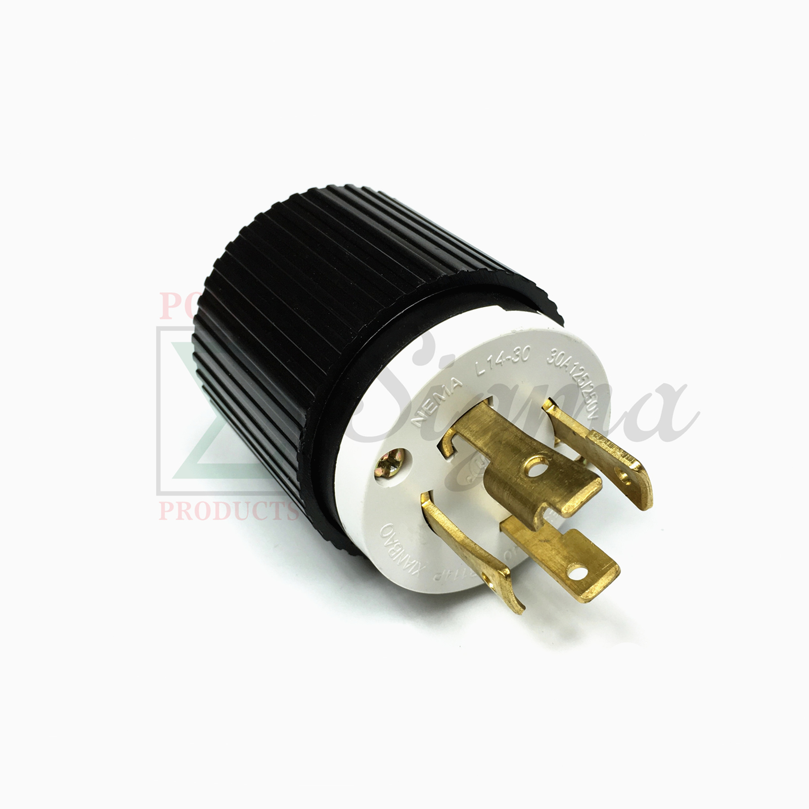 thumbnail interactive-video image 1 of Plug & Socket L14-30P Plug, Generator Plug, 30A For Twist-Lock Receptacle L14-30 250/125V 1 of 1