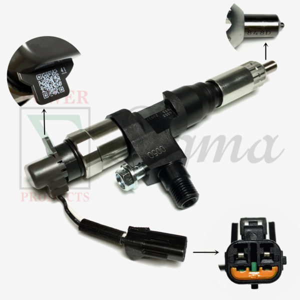 Sigma Common Rail Injector 095000-6353 23670-E0050 Denso Style For Hino J05E/J06 - Image 10