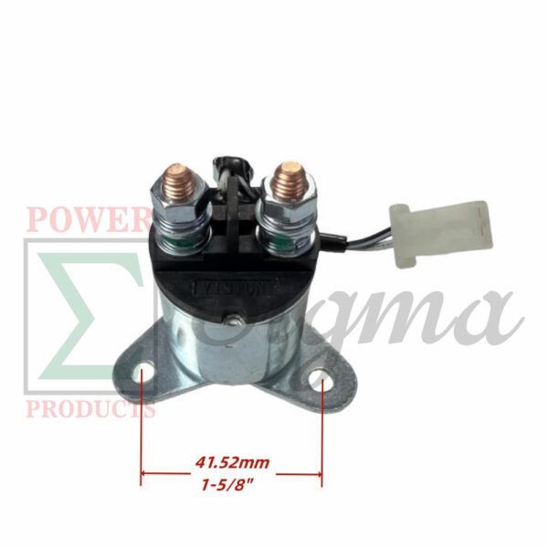 Starter Motor Solenoid W/ 2-Wire Plug for A-ipower SUA9000E SUA10000EC SUA12000E For Predator 7000/8750W 420cc For Generac GP6500E GP7500E GP8000E For All Power 7500W Gentron 10000W Generator with Pigtail - Image 5