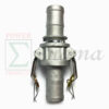 Sigma E150 150C 1.5" 1-1/2" Aluminum Female Male Hose Barb Camlock Adapter Clamp - Image 8