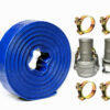 Sigma 2" Inch X 50' Feet Agricultural PVC Lay Flat Discharge Pump Hose & Camlock