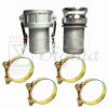 Sigma 3" IN X 100' Feet Agricultural PVC Lay Flat Discharge Pump Hose & Camlock - Image 2