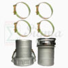 Sigma 6" IN X 100' Feet Garden PVC Lay Flat Discharge Water Pump Hose & Camlocks - Image 8
