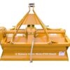 Sigma Heavy Duty 3 Point Hitch Rotary Tiller 4' FT 48" In. Work with 3 PT CAT I Hitch Tractor PTO Driven Gear Drive With PTO Shaft--Recommended Tractor HP 20-35HP - Image 2