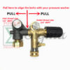 4000PSI Pressure Washer Pump Horizontal Shaft 1" For EB4040HA For Honda GX340 11HP GX390 13HP Engine Powered Pressure Washer For Devilblis EXHP3640 For Annovi Reverberi RKV4G36 - Image 12