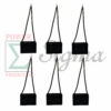 6PCS CBB61 450V 2.5uf  2 wires 50/60Hz Capacitor Terminal Ceiling Fan Motor UL Listed