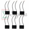 6PCS CBB61 450V 3UF Terminal Ceiling Fan Motor Running Rectangle Capacitor 2 wires UL