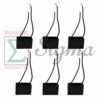 6PCS CBB61 450V 4.5uf  2 wires 50/60Hz Capacitor Terminal Ceiling Fan Motor UL Listed