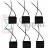 6PCS CBB61 450V 4uf  2 wires 50/60Hz Capacitor Terminal Ceiling Fan Motor UL Listed