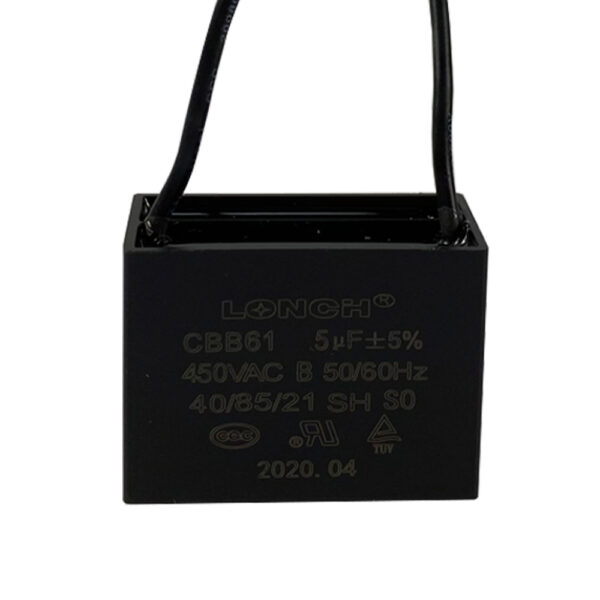 6PCS CBB61 450V 5uf  2 wires 50/60Hz Capacitor Terminal Ceiling Fan Motor UL Listed - Image 5