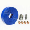 Sigma 1" X 50' Feet PVC Lay Flat Agricultural Pump Discharge Hose & Cam Locks