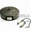 Flywheel W/ Gear Magneto & Paralleled Charging Coil For Headlight on Predator 420cc 13HP Gas Engine 69736 60340 60349 & Honda GX340 GX390 11/13 HP
