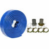 Sigma 1" X 50' Ft PVC Lay Flat Agricultural Pump Discharge Hose & Thread CamLock