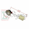 Push-in Round Fuel Tank Level Gauge for Generac GP3600 for CAT RP3600 for Champion CPE 3500/4250 Watts 224cc Open Inverter Generator and 4500-Watt 100892 200978 Inverter Generator 4" Long Metal Arm - Image 2
