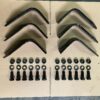 6PCS Replace King Kutter TG & TG-G Tiller Tine Blade RH/LH 3 Right 3 Left 505006