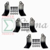 6PCS Replace King Kutter TG & TG-G Tiller Tine Blade RH/LH 3 Right 3 Left 505006 - Image 5