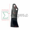 2PCS Replace King Kutter TG & TG-G Tiller Tine Blade RH/LH 1 Right 1 Left 505002 - Image 13